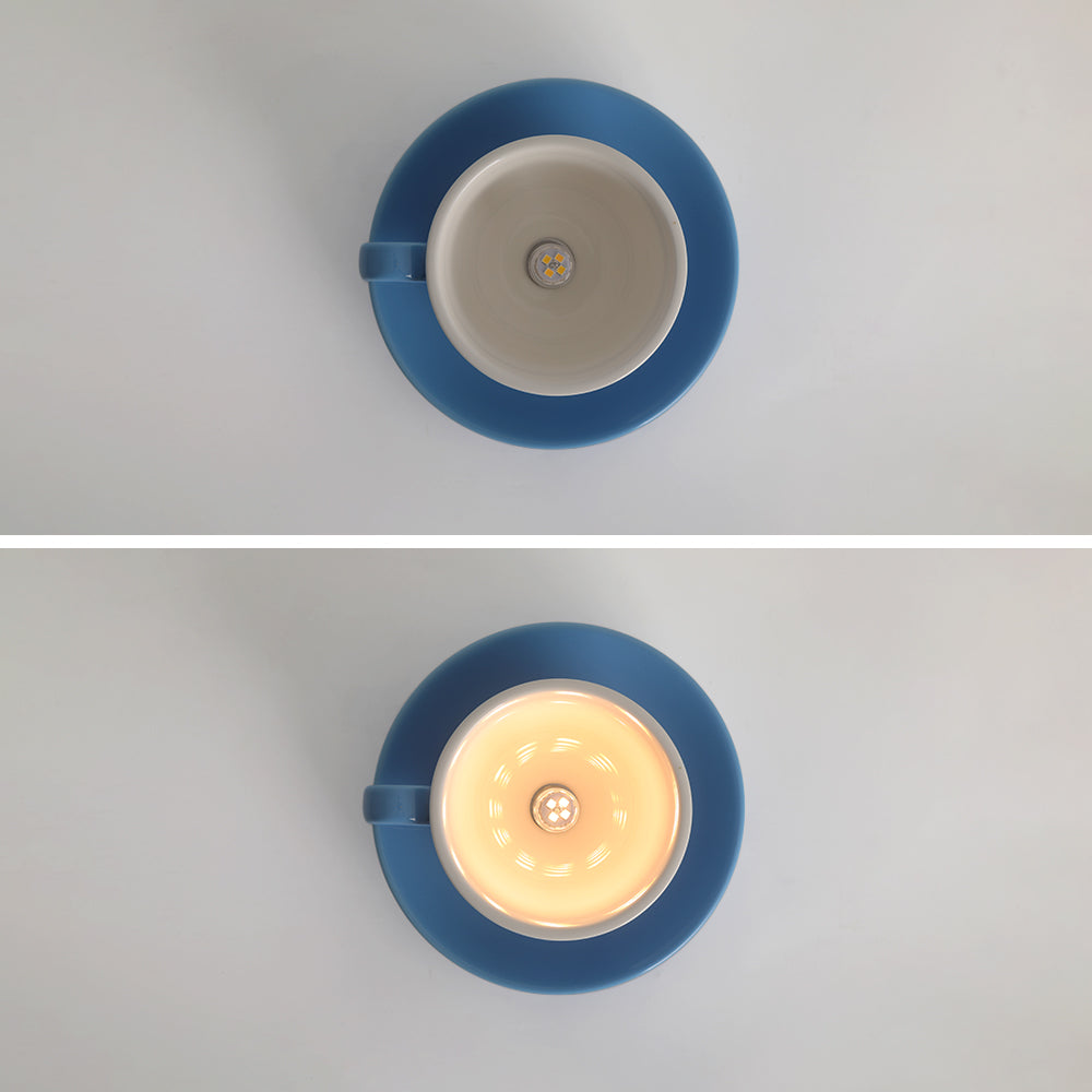 Stylish Ceramic Coffee Cup Pendant Light