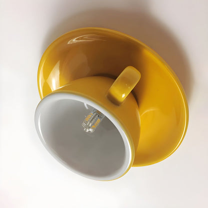 Stylish Ceramic Coffee Cup Pendant Light
