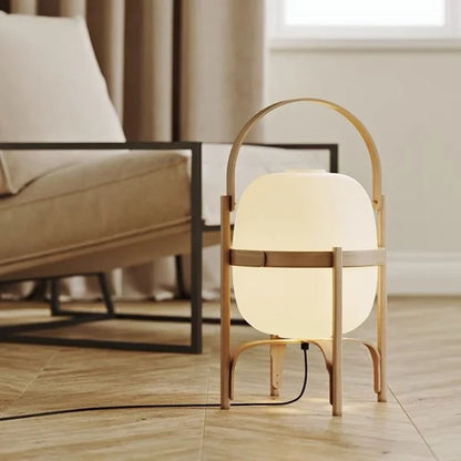 Classic Woven Basket Table Lamp
