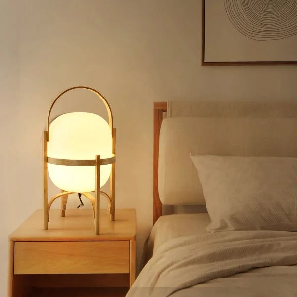 Classic Woven Basket Table Lamp