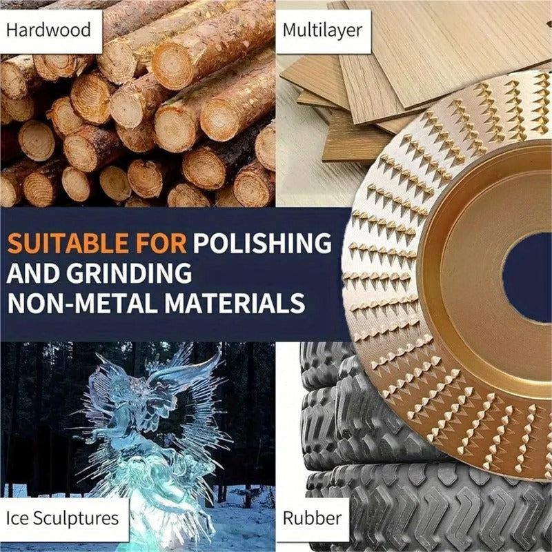 Wood Carving Disc for Angle Grinder Tool