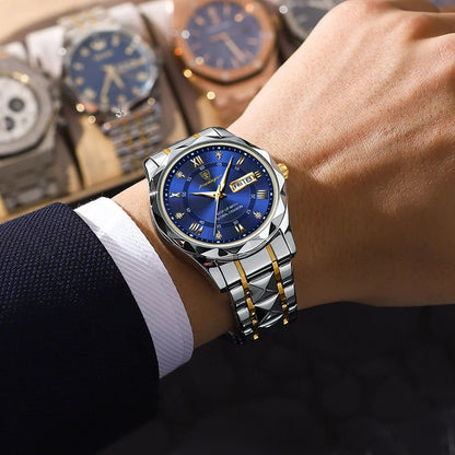 Premium Men's Waterproof Luminous Wrist Watch