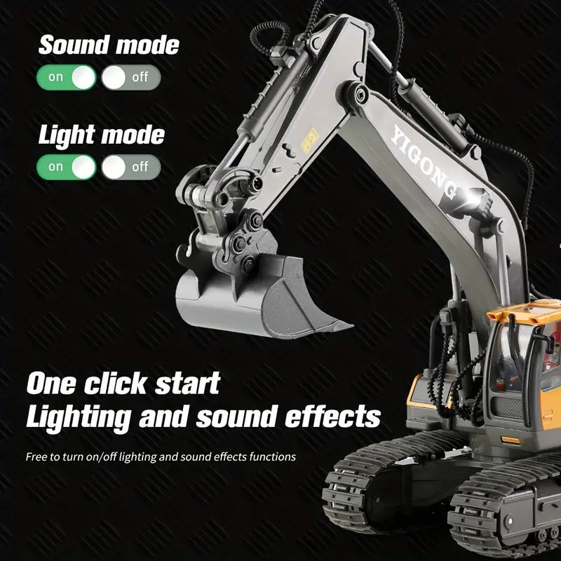 Fesara Fun Remote Control Digger Truck Toy