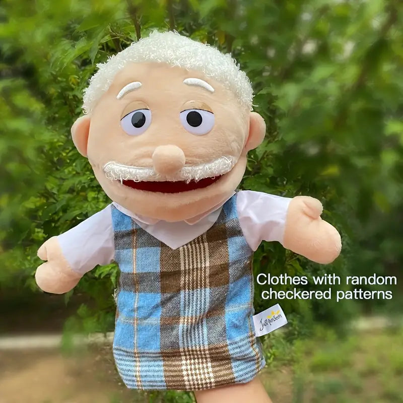 Colorful Plush Hand Puppet Toy