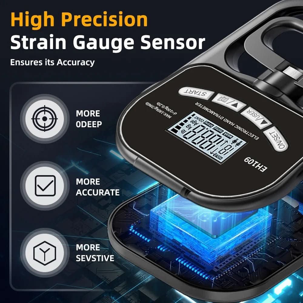 Accurate Hand Grip Strength Meter up to 120kg