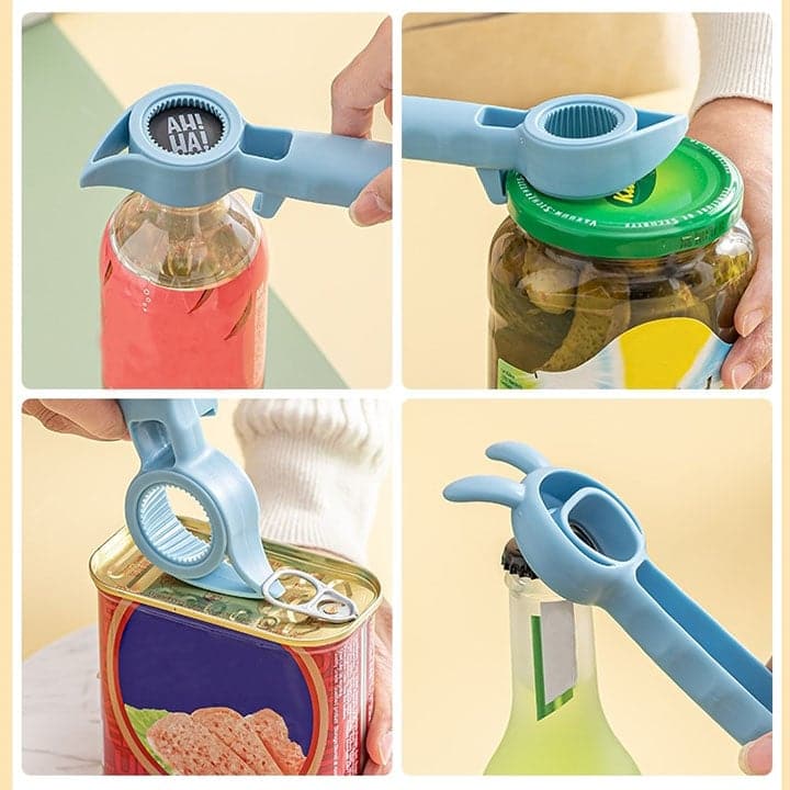 Multifunctional 4-in-1 Bottle Opener Tool