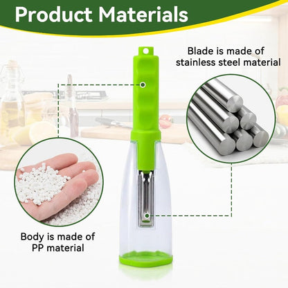 Easy Vegetable Peeler with Storage Container