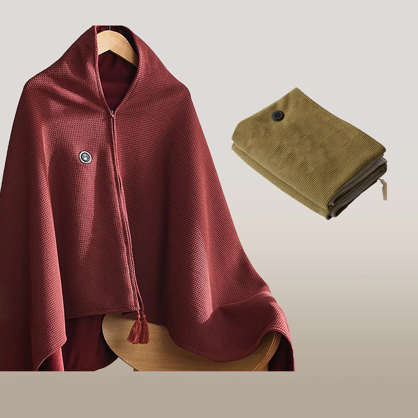 Soft Warm USB Travel Blanket