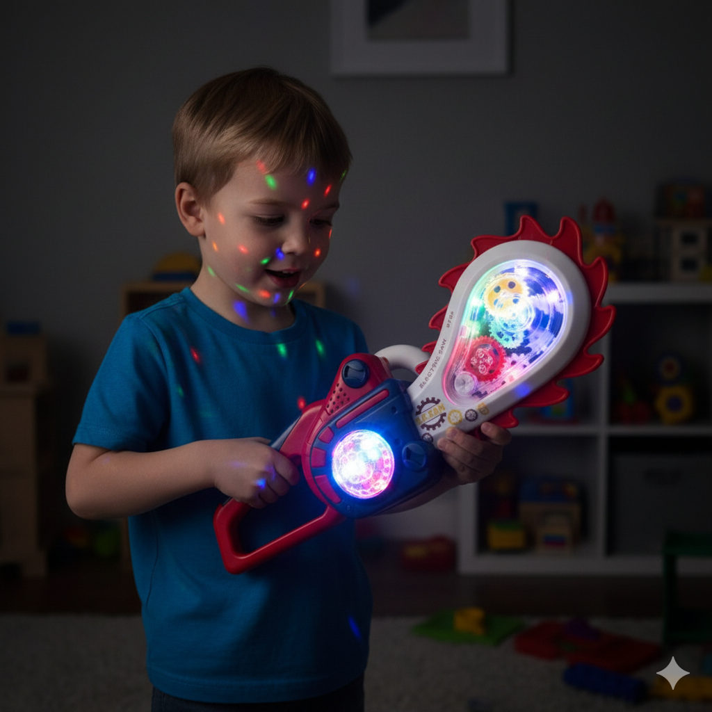 Fesara | Bright Musical Kids Chainsaw Toy