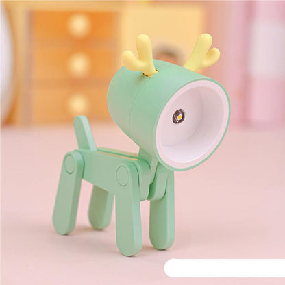 Colorful LED Table Lamp with Adjustable Animal Design