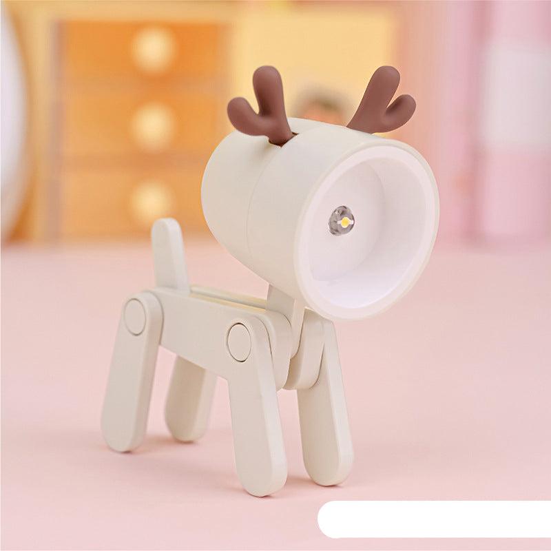 Colorful LED Table Lamp with Adjustable Animal Design