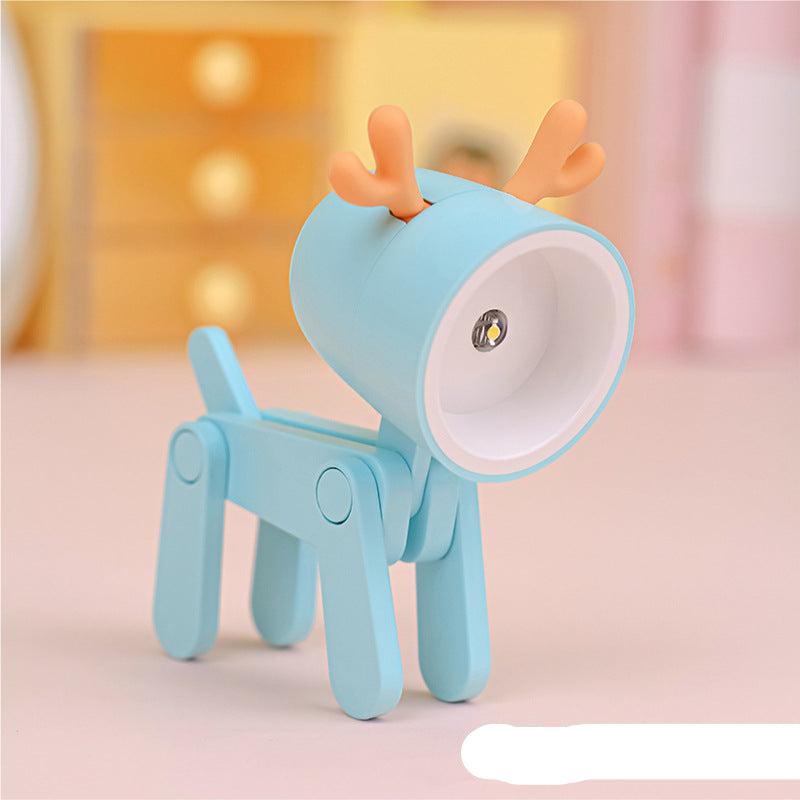 Colorful LED Table Lamp with Adjustable Animal Design