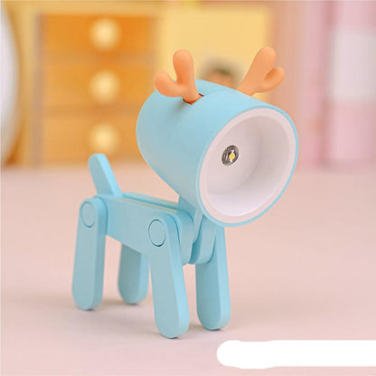 Colorful LED Table Lamp with Adjustable Animal Design