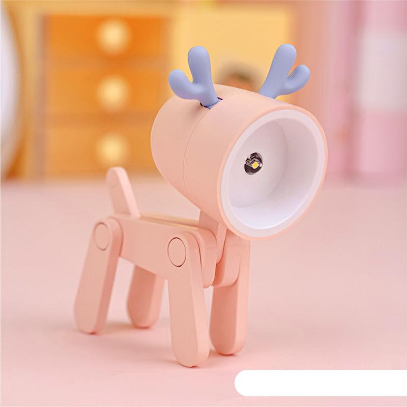 Colorful LED Table Lamp with Adjustable Animal Design
