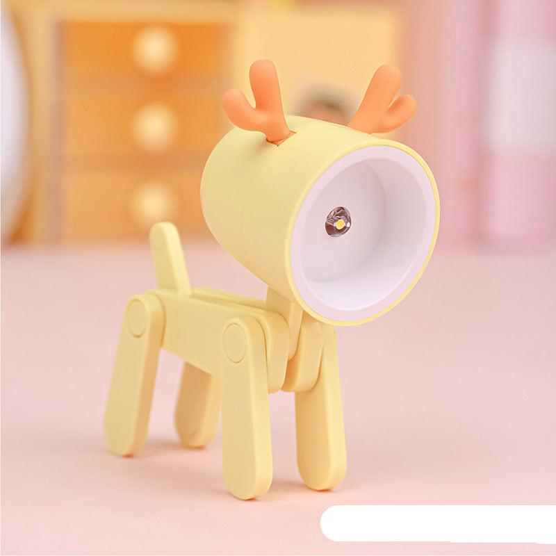 Colorful LED Table Lamp with Adjustable Animal Design