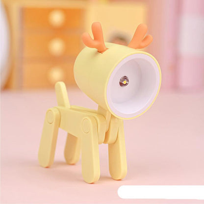 Colorful LED Table Lamp with Adjustable Animal Design