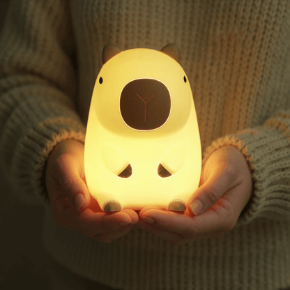 Soft Silicone Animal Night Lamp Adjustable Brightness