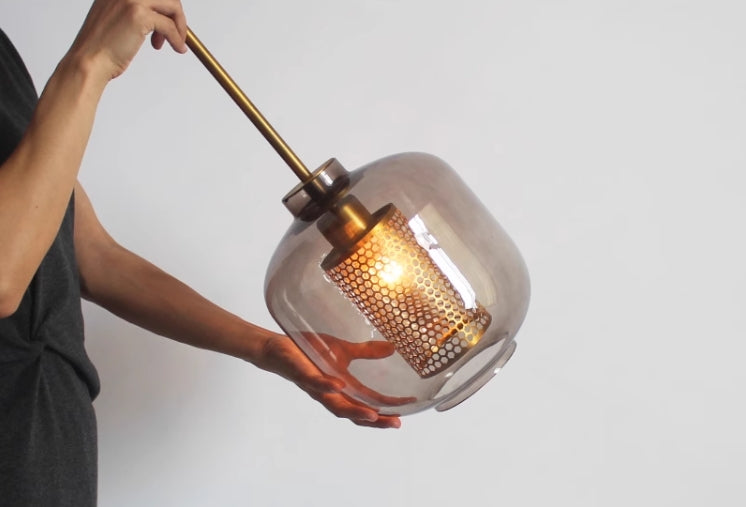 Elegant Glass Drop Pendant Lighting