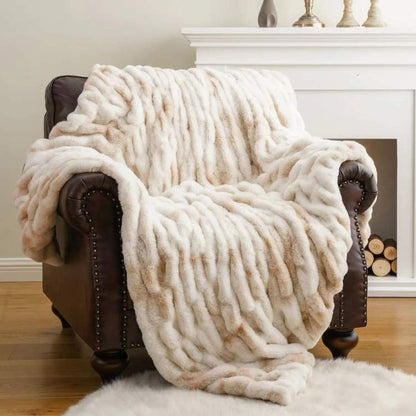 Chic Faux Fur Throw Blanket - Blanket - Wild Eye Vision