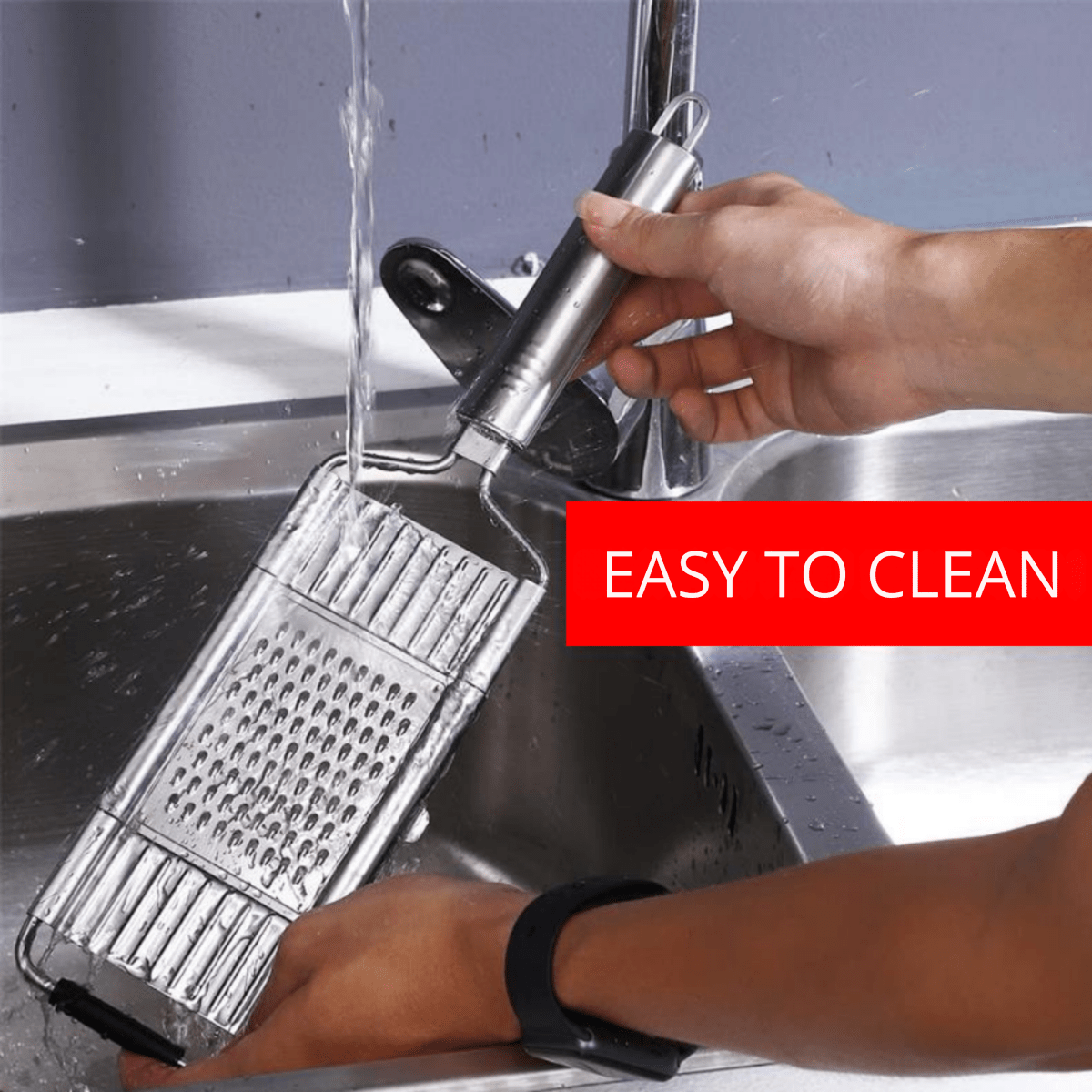Fesara Easy Cut Kitchen Chopper with Replaceable Blades