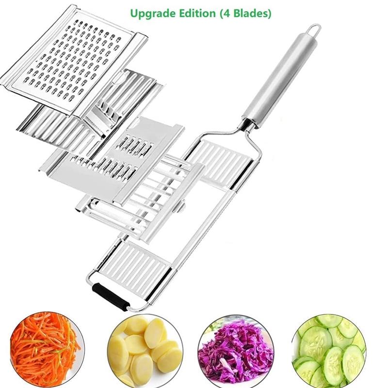 Fesara Easy Cut Kitchen Chopper with Replaceable Blades