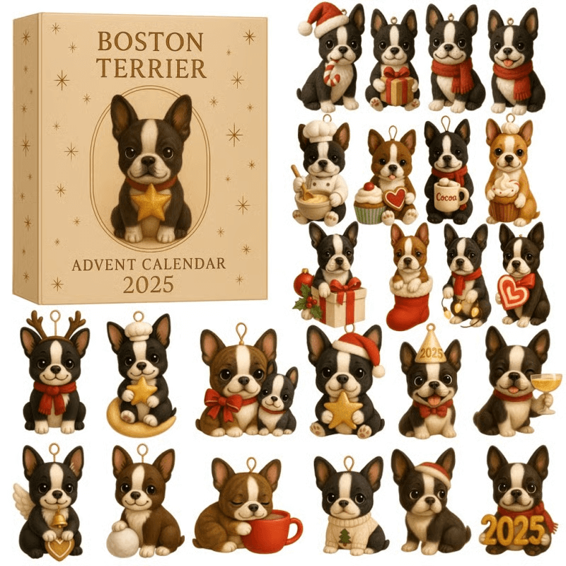 Funny Dog Countdown Calendar Gift Set