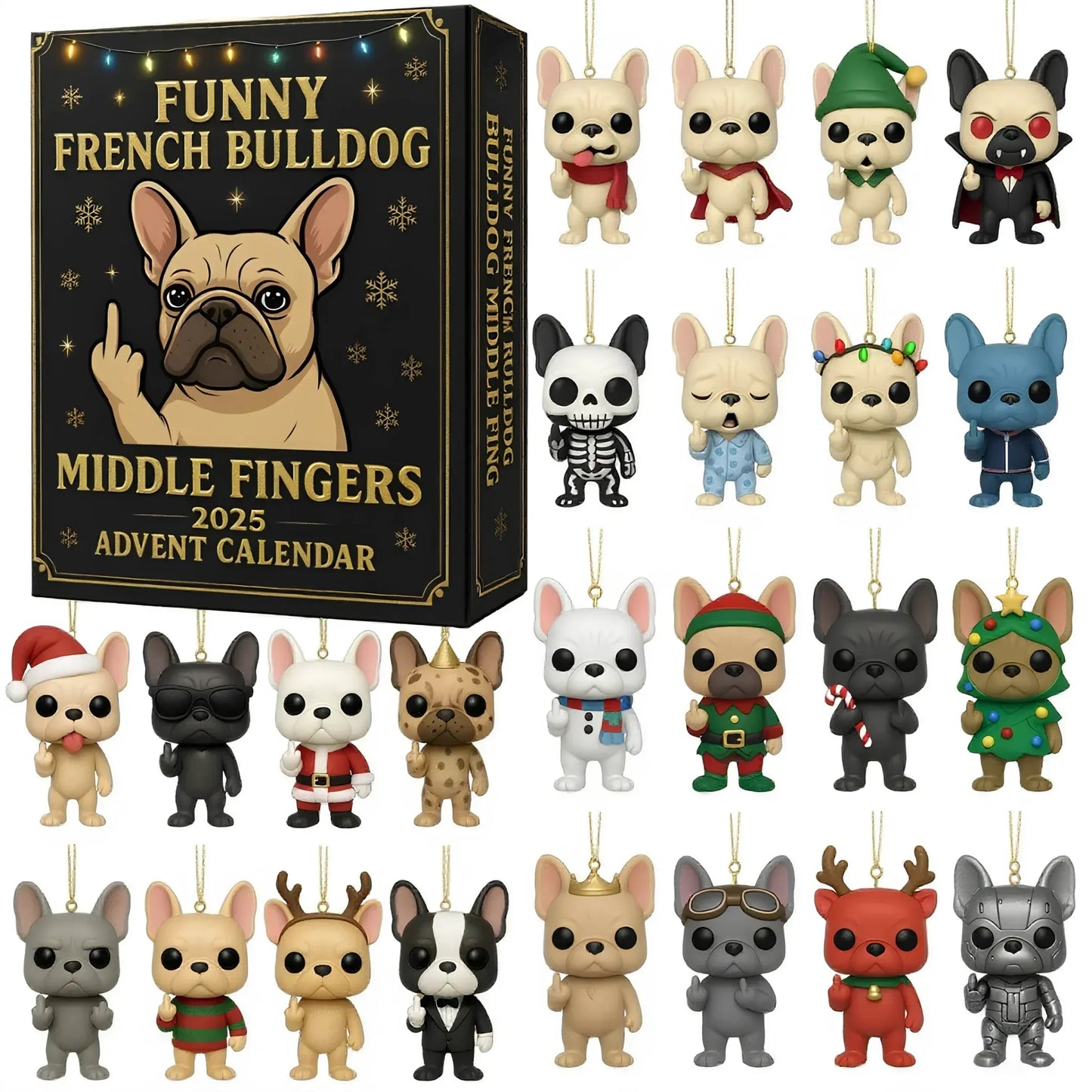 Funny Dog Countdown Calendar Gift Set - Fesara