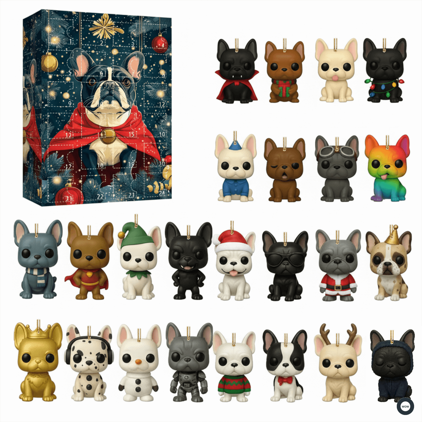 Funny Dog Countdown Calendar Gift Set
