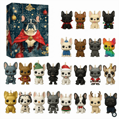 Funny Dog Countdown Calendar Gift Set