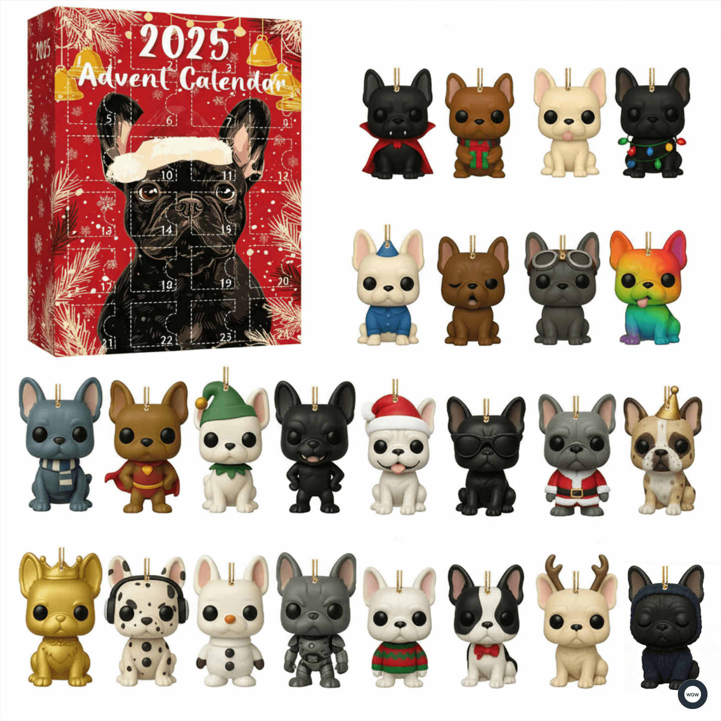 Funny Dog Countdown Calendar Gift Set