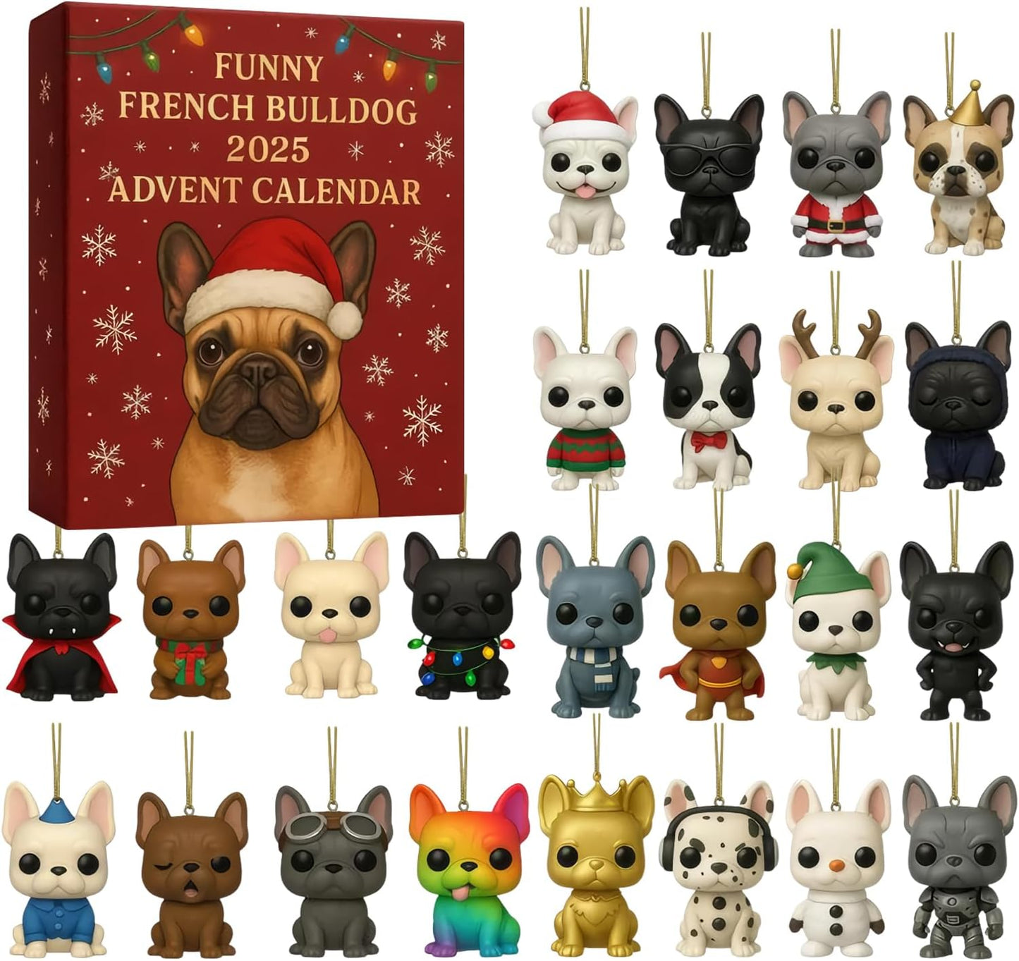 Funny Dog Countdown Calendar Gift Set