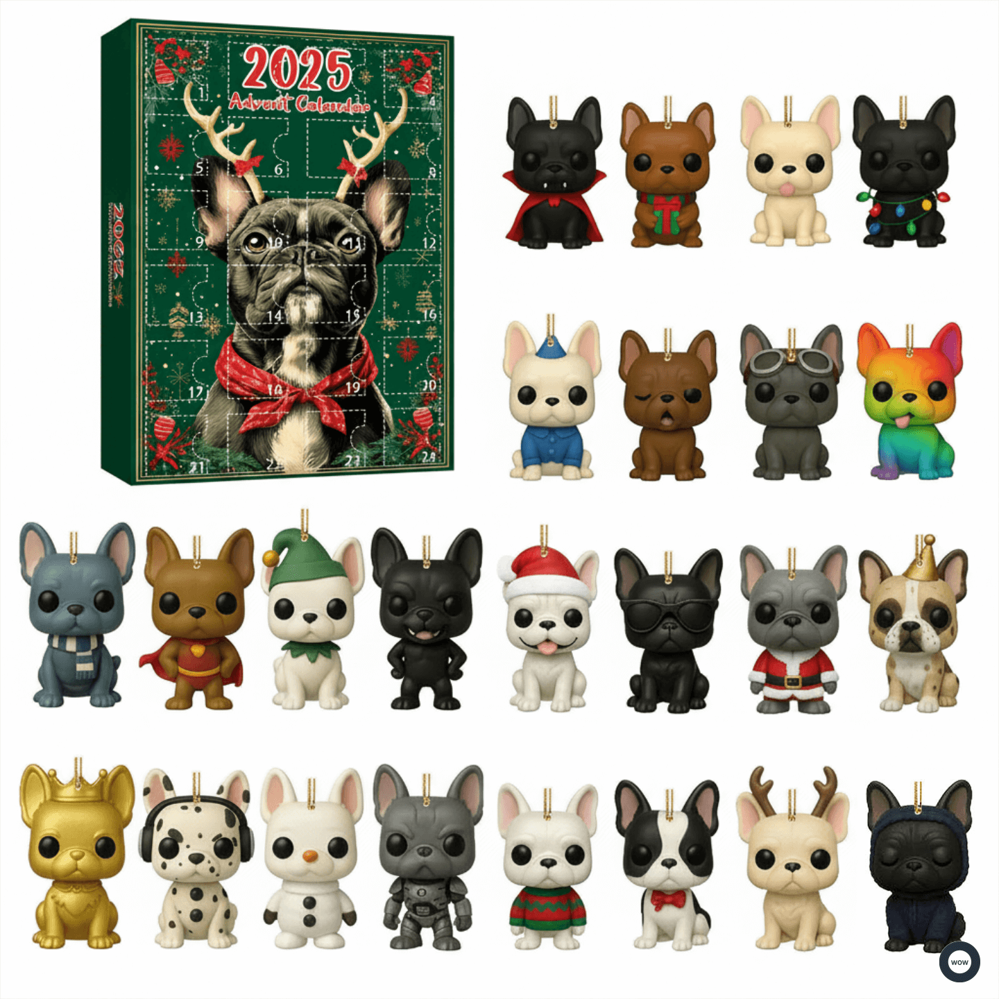 Funny Dog Countdown Calendar Gift Set