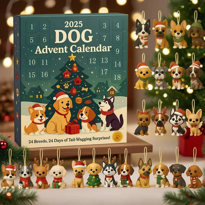 Funny Dog Countdown Calendar Gift Set