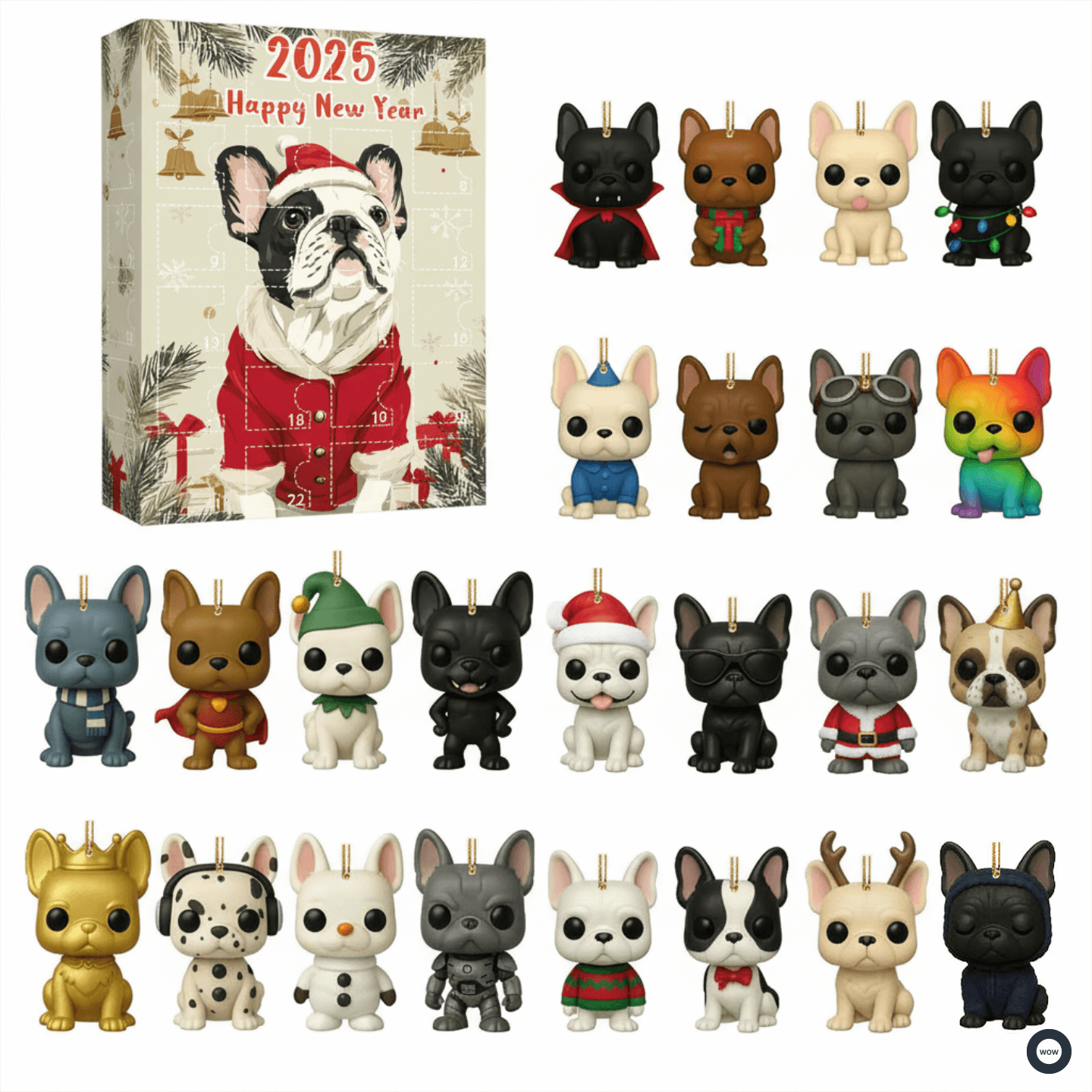 Funny Dog Countdown Calendar Gift Set