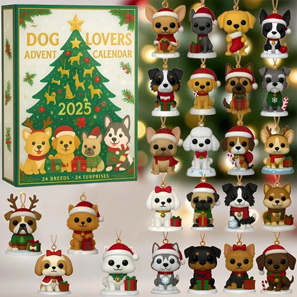 Funny Dog Countdown Calendar Gift Set