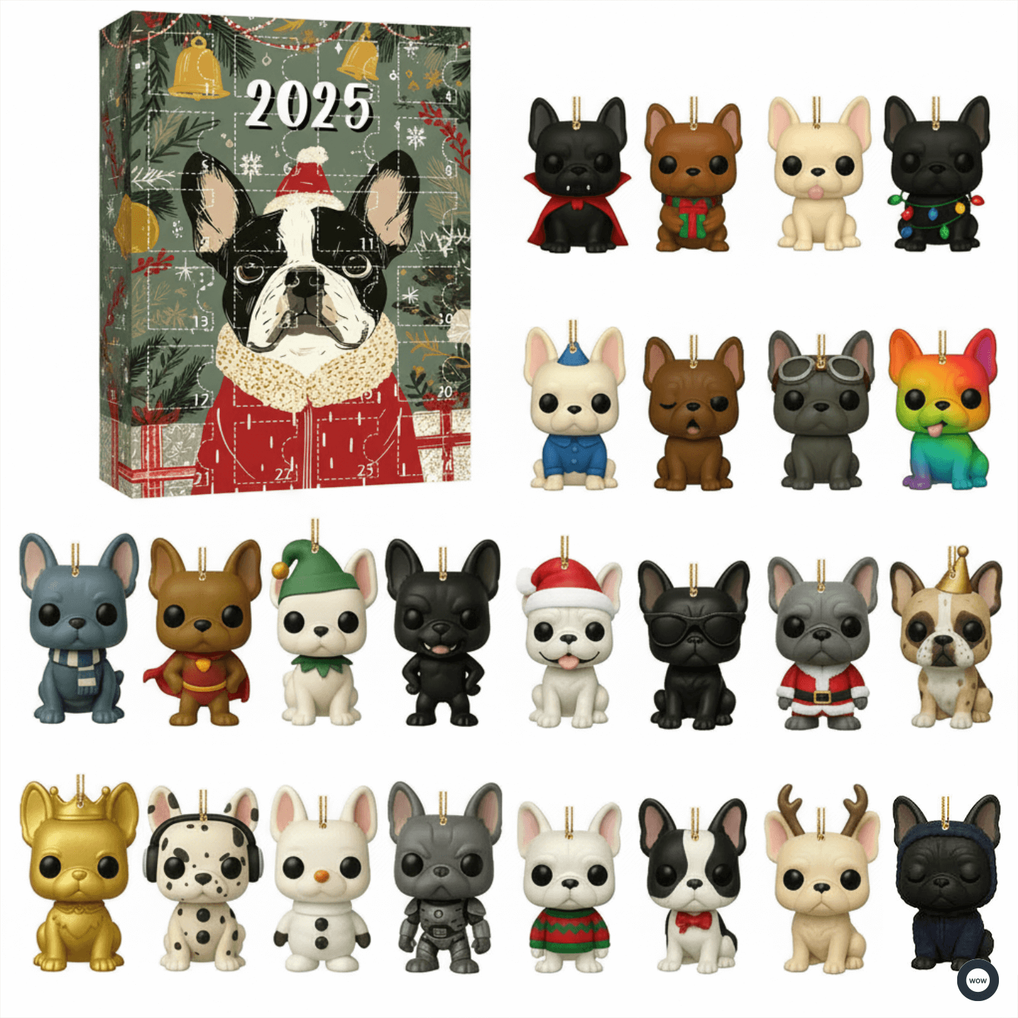 Funny Dog Countdown Calendar Gift Set
