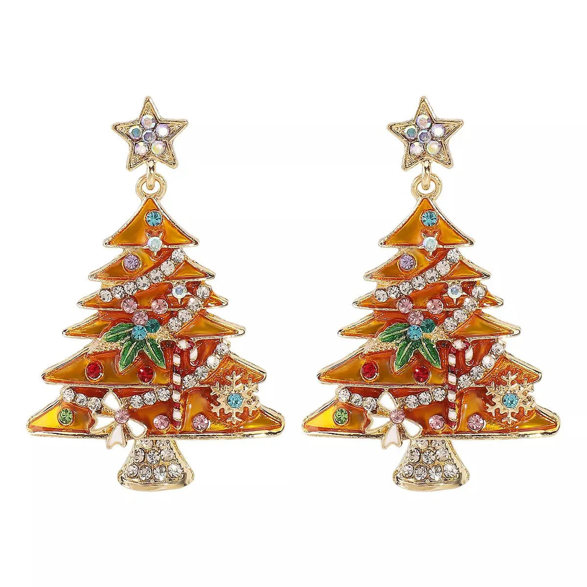 Fesara | Holiday Snowflake Drop Earrings
