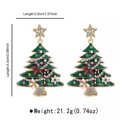 Fesara | Holiday Snowflake Drop Earrings