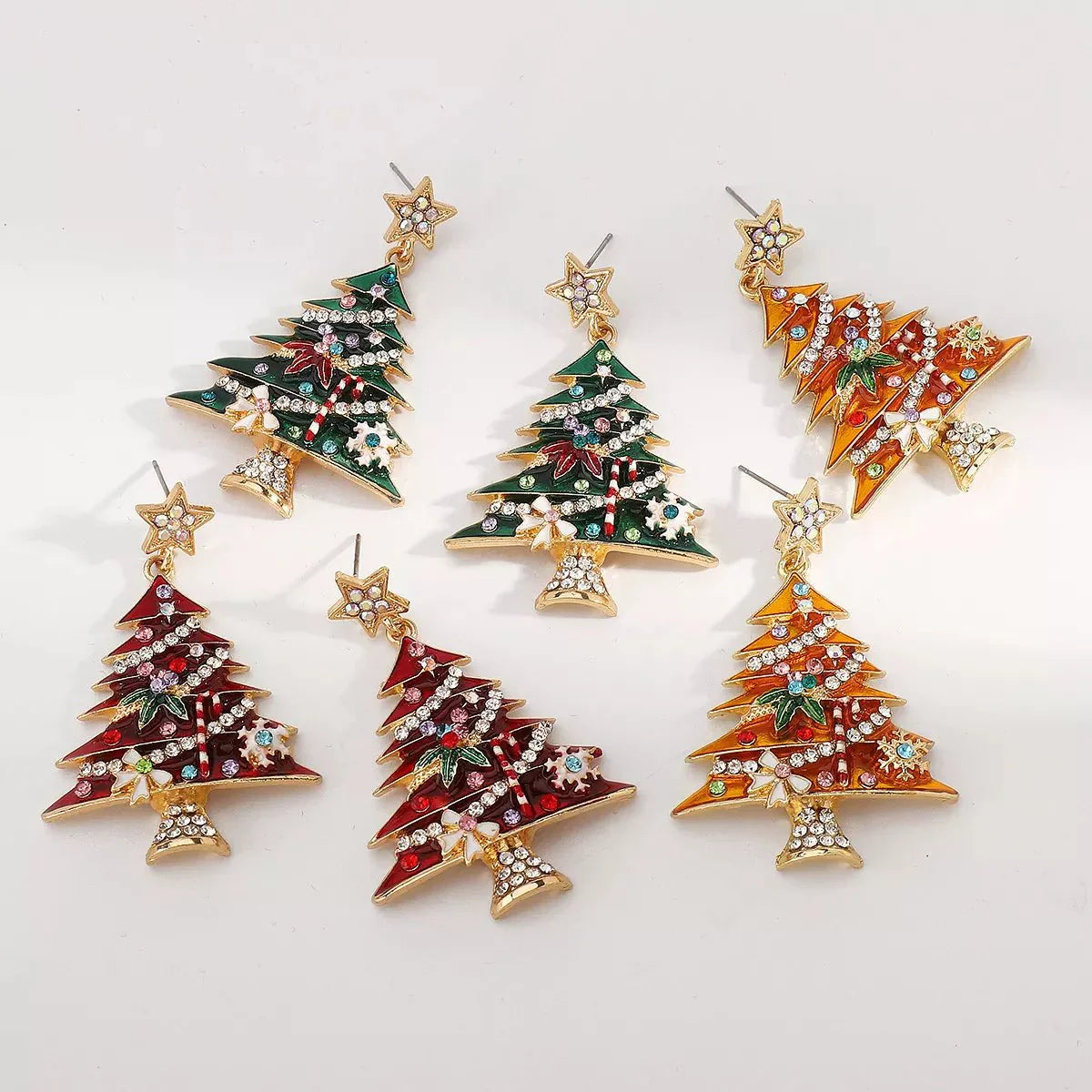 Fesara | Holiday Snowflake Drop Earrings