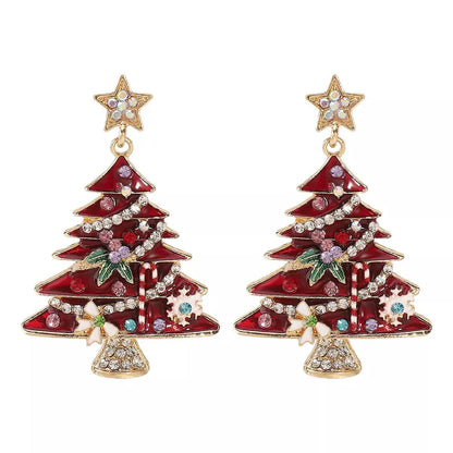 Fesara | Holiday Snowflake Drop Earrings
