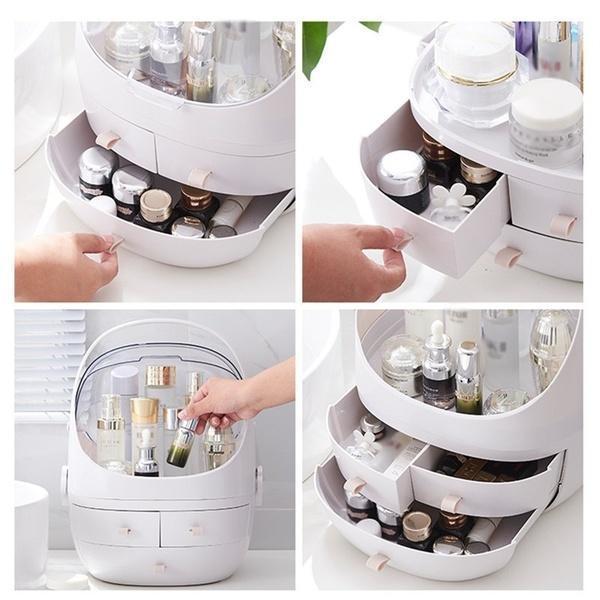 Compact Portable Makeup Storage Case
