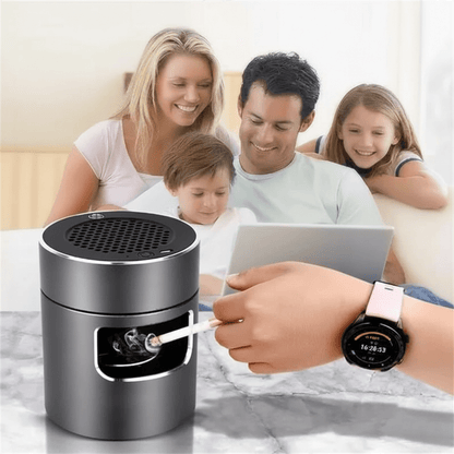 Compact Electric Smokeless Ashtray with HEPA Filter