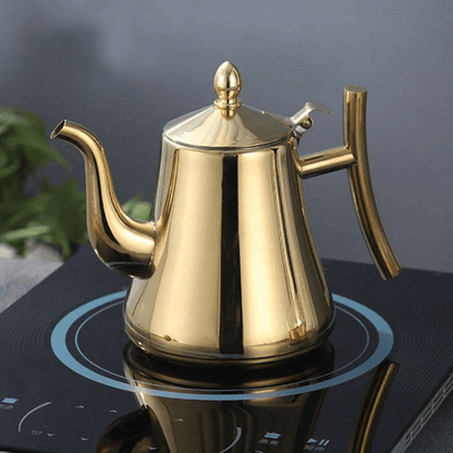 Premium Induction Kettle with Filter Stainless Steel Teapot - Fesara