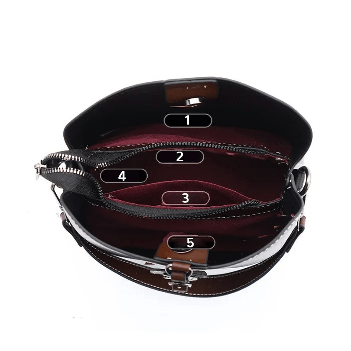 Luxury Leather Tote Bag Classic Style
