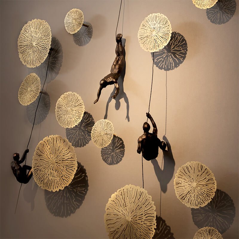 3D Climbing Wall Art Decoration