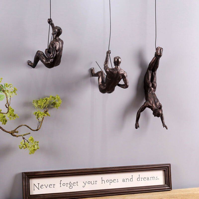 3D Climbing Wall Art Decoration