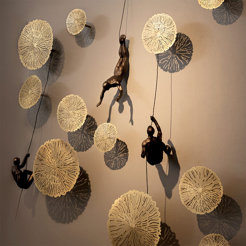 Strong Metal Wall Art Sculpture