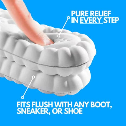 Arch Support Insoles for Flat Feet with Memory Foam Cushioning - Fesara