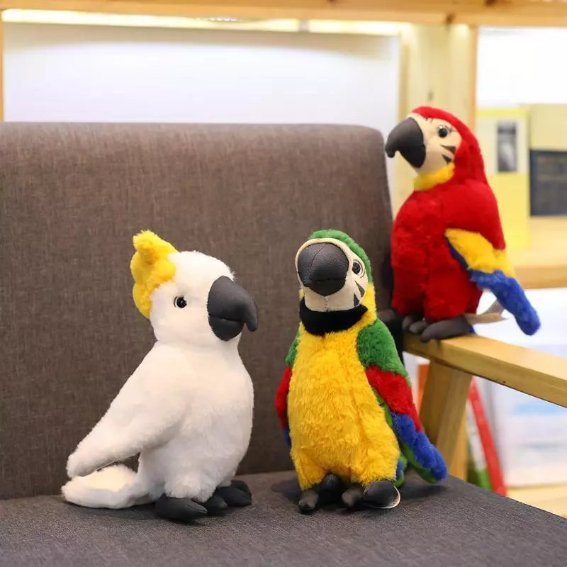 Plush Talking Parrot Stuffed Animal Friend