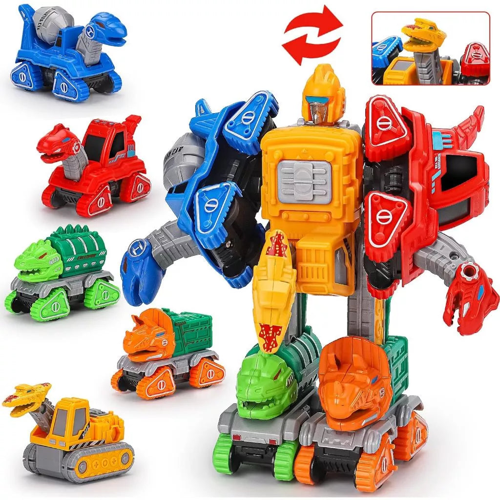 Fun 5 in 1 Transforming Car Toy Set - Fesara